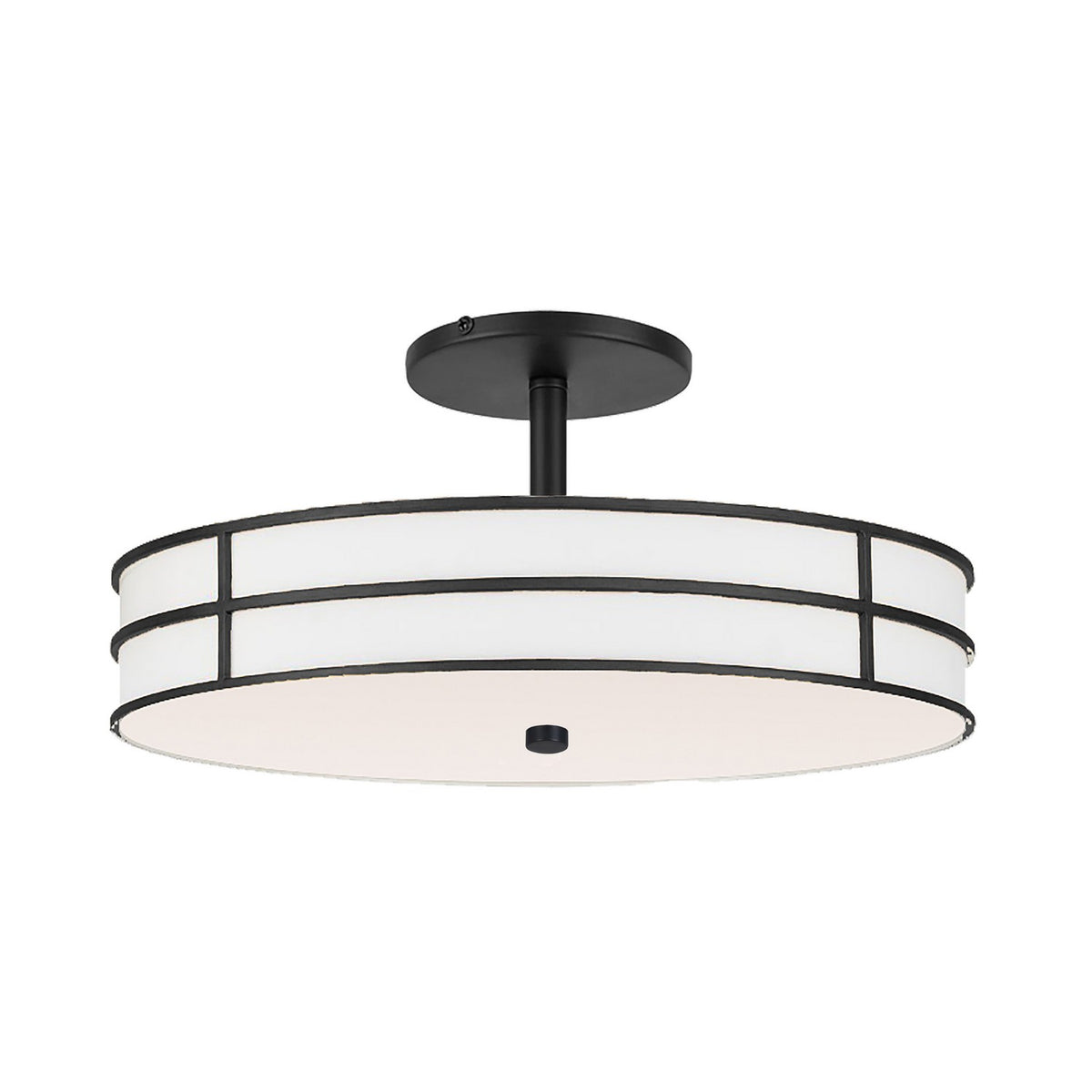Dainolite Canada - FVA-162SF-MB - Two Light Semi-Flush Mount - Fulvia - Matte Black