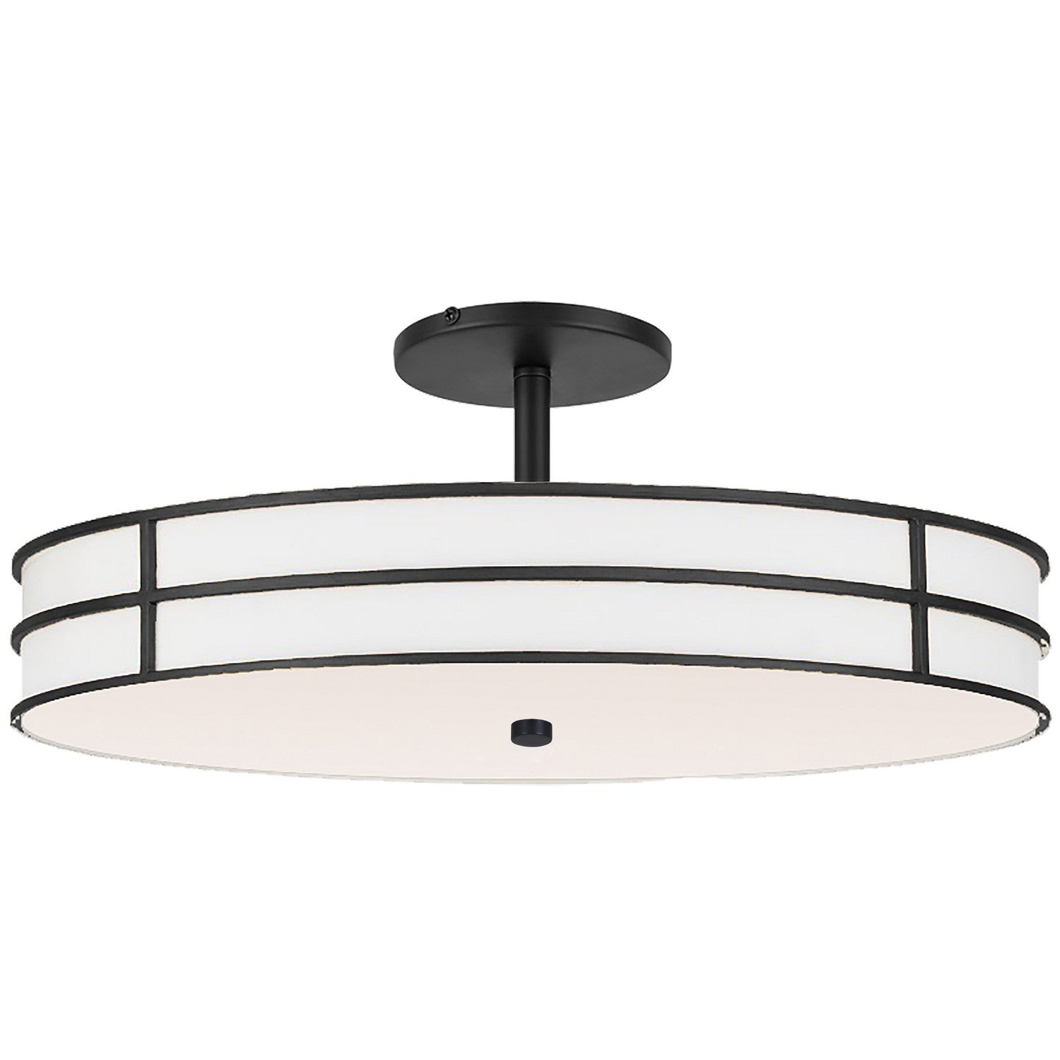 Dainolite Canada - FVA-203SF-MB - Three Light Semi-Flush Mount - Fulvia - Matte Black