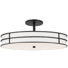 Dainolite Canada - FVA-203SF-MB - Three Light Semi-Flush Mount - Fulvia - Matte Black