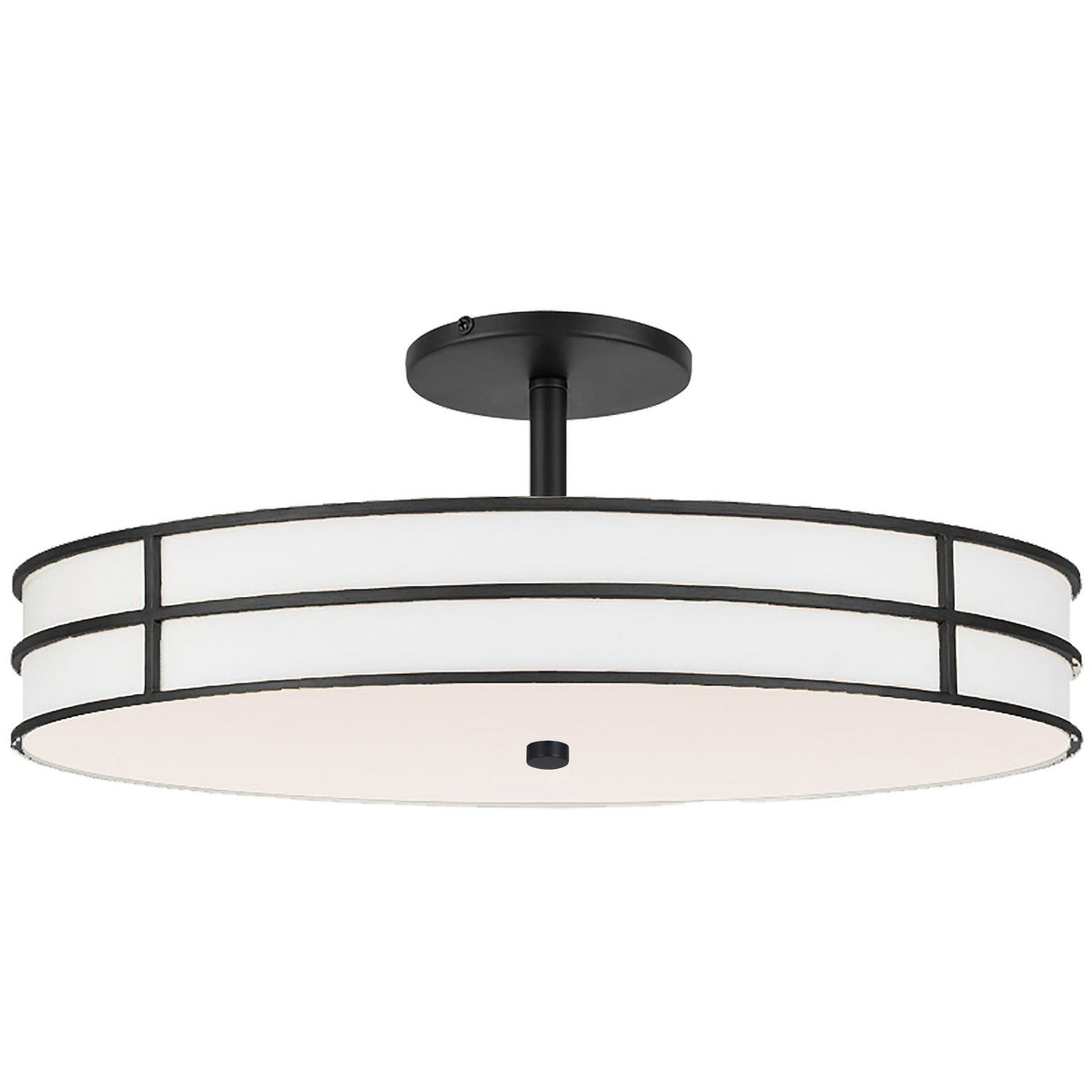 Dainolite Canada - FVA-203SF-MB - Three Light Semi-Flush Mount - Fulvia - Matte Black