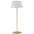 Dainolite Canada - GTC-R631F-AGB-WH - One Light Floor Lamp - Gretchen - Aged Brass