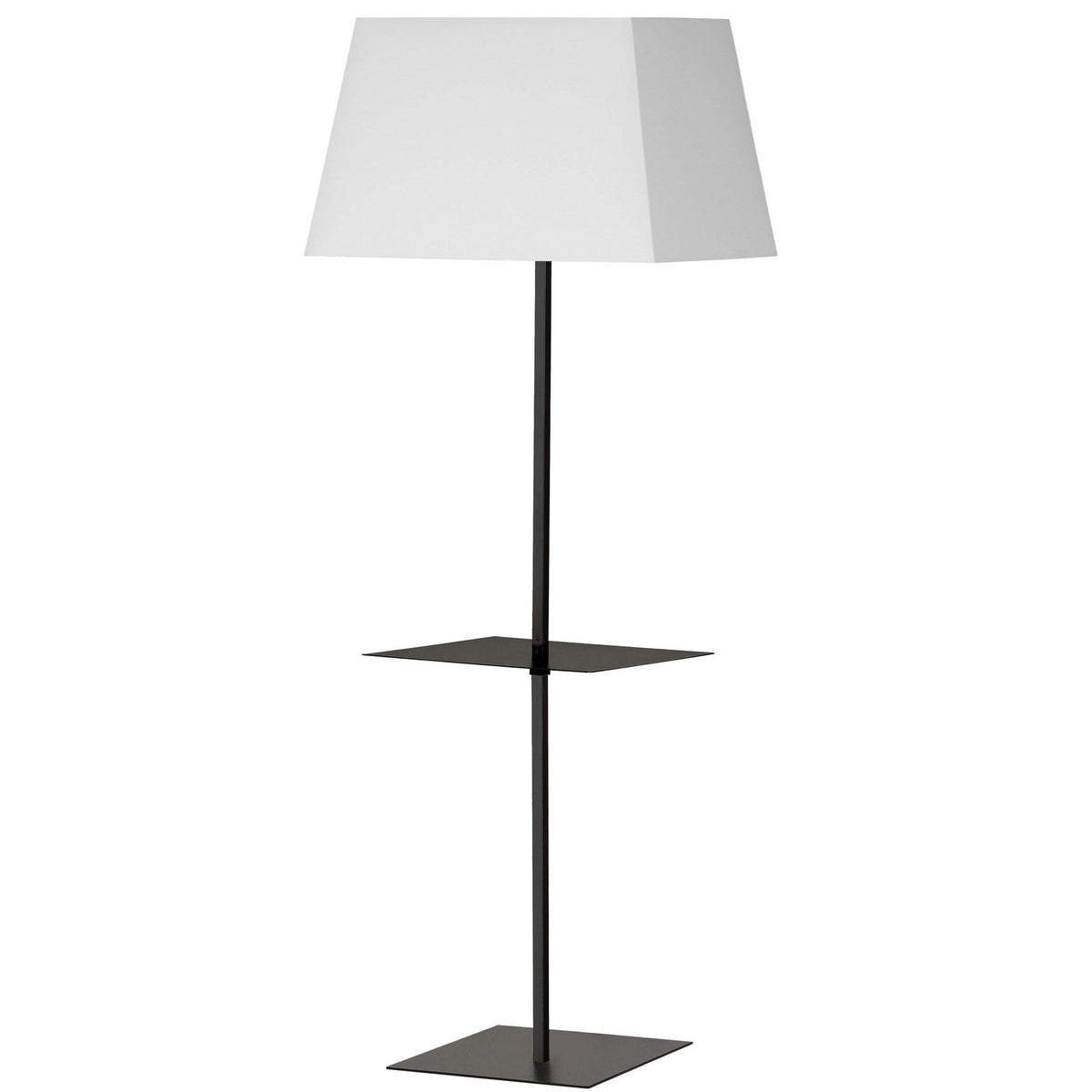 Dainolite Canada - GTC-S641F-MB-WH - One Light Floor Lamp - Gretchen - Matte Black