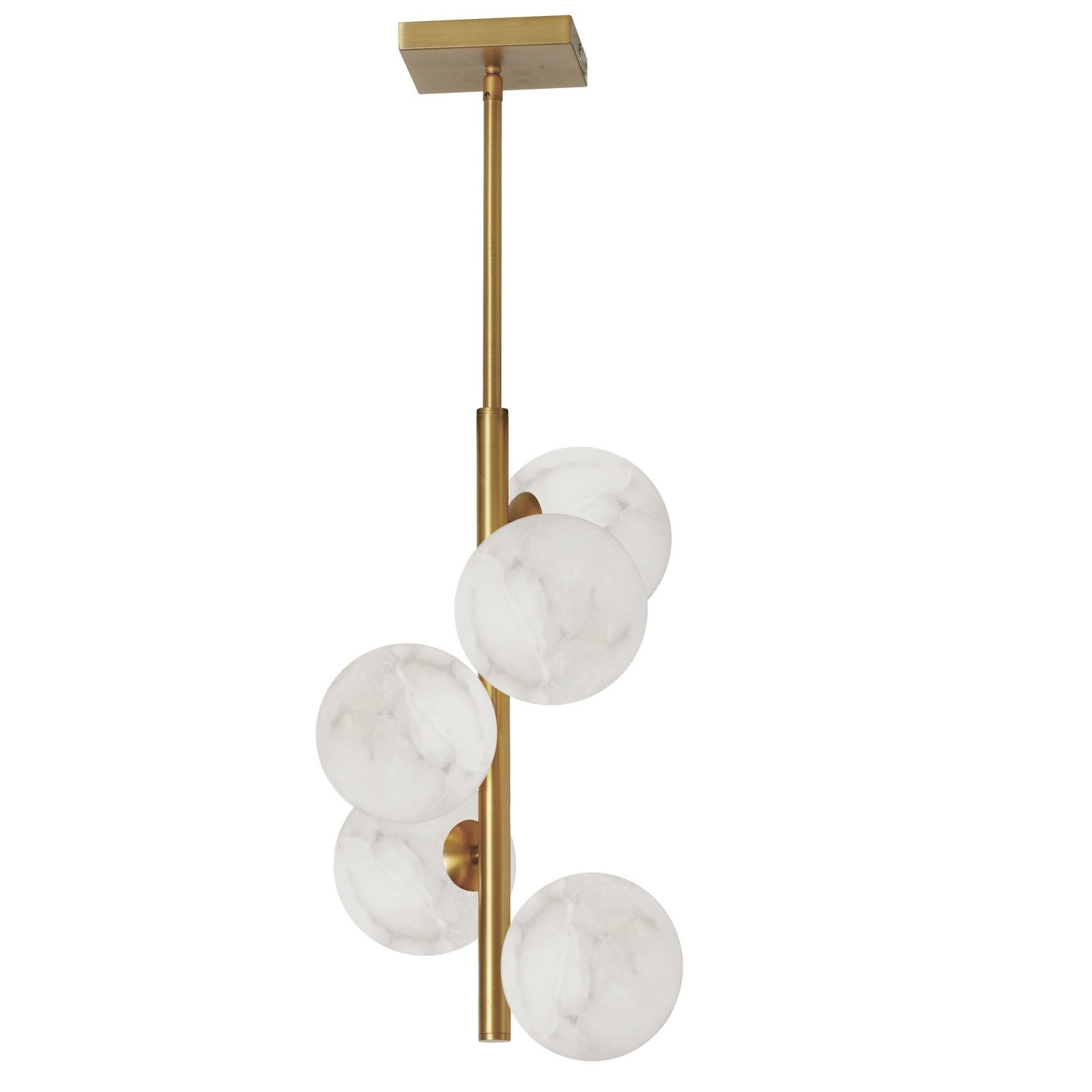 Dainolite Canada - GVA-175P-AGB - Five Light Pendant - Giovanna - Alabaster