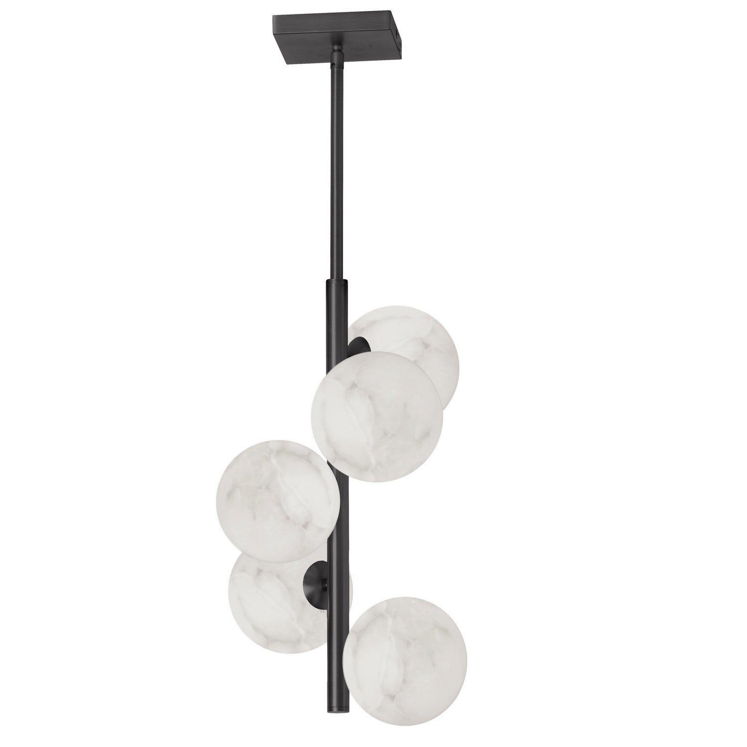 Dainolite Canada - GVA-175P-AGB - Five Light Pendant - Giovanna - Alabaster