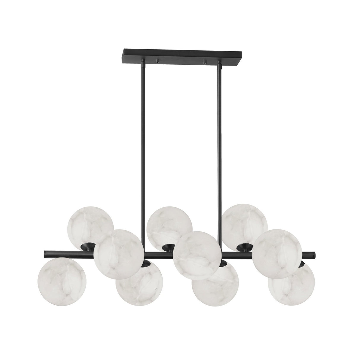Dainolite Canada - GVA-3110HP-MB - Ten Light Pendant - Giovanna - Alabaster