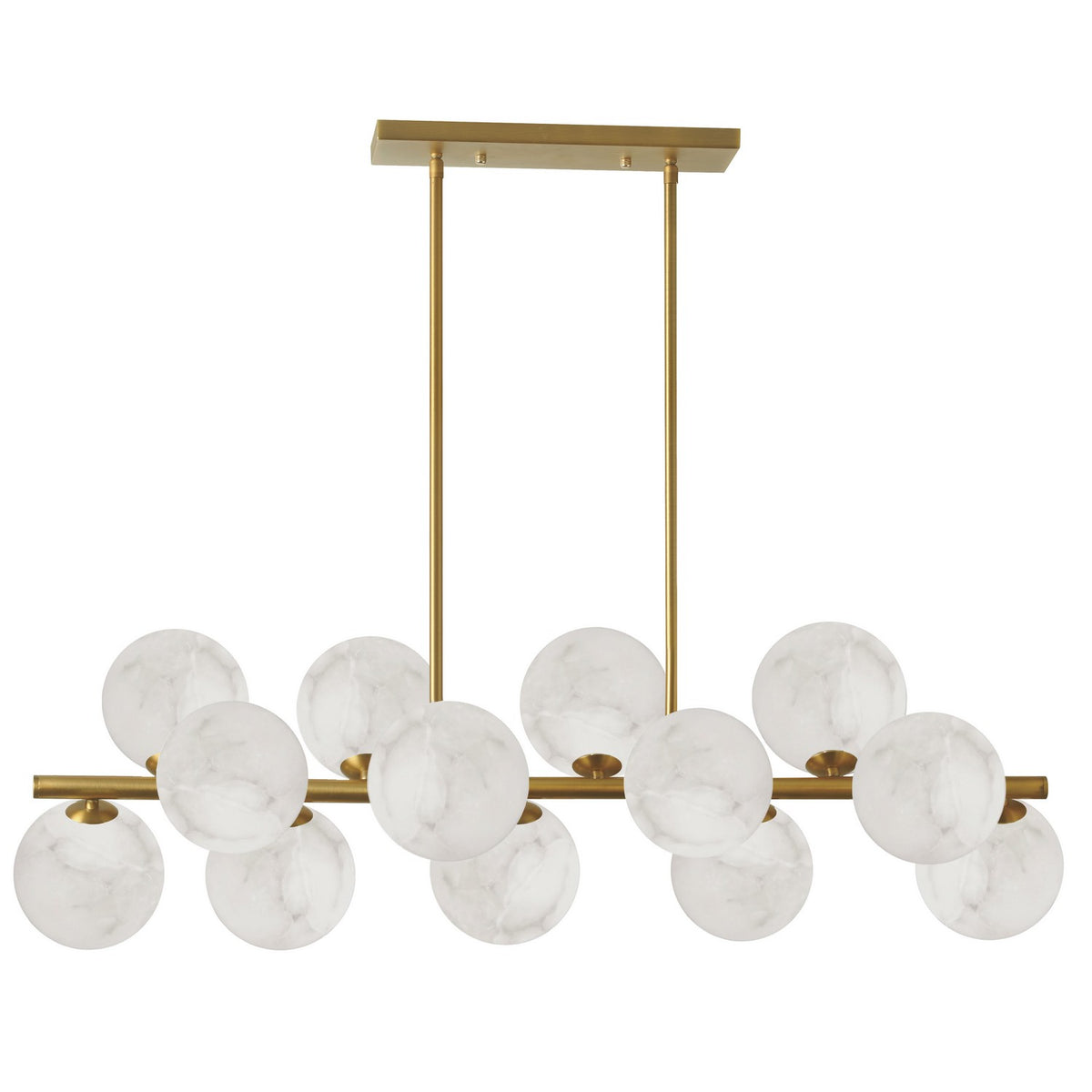 Dainolite Canada - GVA-4013HP-AGB - 13 Light Pendant - Giovanna - Alabaster