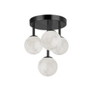 Dainolite Canada - GVA-94FH-MB - Four Light Flush Mount - Giovanna - Alabaster
