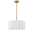 Dainolite Canada - PCA-163P-AGB-WH - Three Light Pendant - Pacifica - White