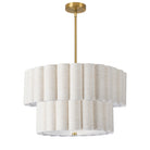 Dainolite Canada - PCA-224P-AGB-FX - Four Light Pendant - Pacifica - Flax