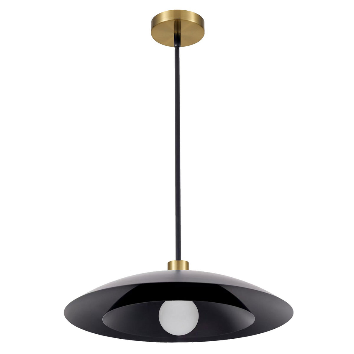 Dainolite Canada - PIM-171P-MB - One Light Pendant - Pima - Matte Black