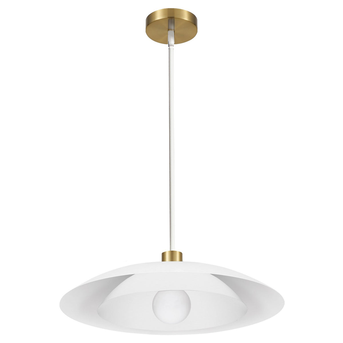 Dainolite Canada - PIM-171P-MW - One Light Pendant - Pima - Matte White