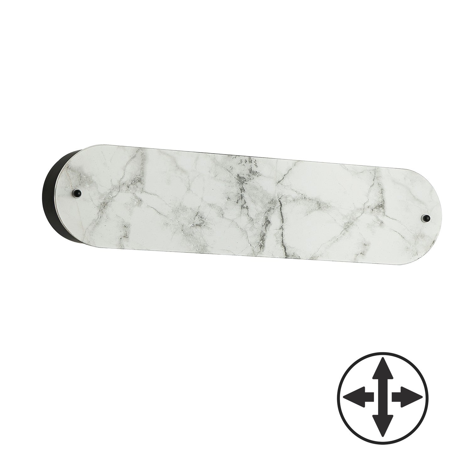 Dainolite Canada - PSC-202W-MB - Two Light Wall Sconce - Pascal - Alabaster