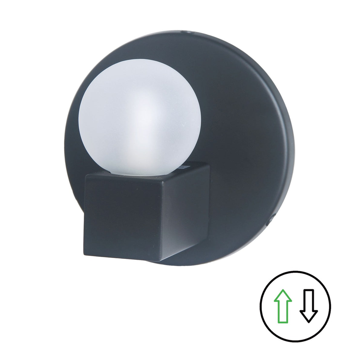 Dainolite Canada - RAL-41W-MB - One Light Vanity - Raleigh - Matte Black