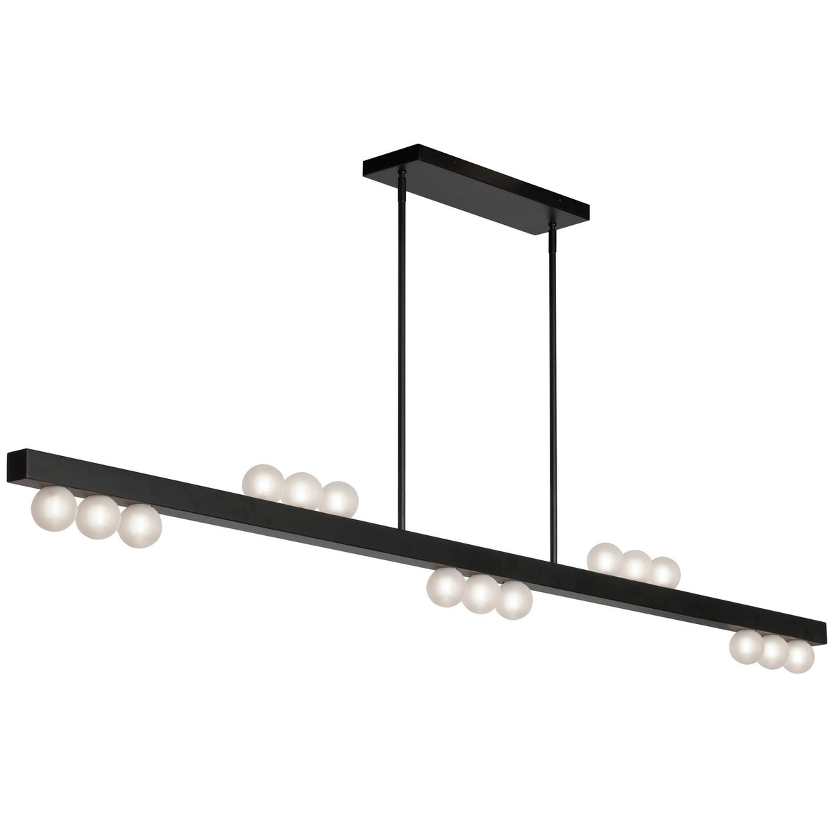 Dainolite Canada - RAL-7215HP-MB - 15 Light Pendant - Raleigh - Matte Black