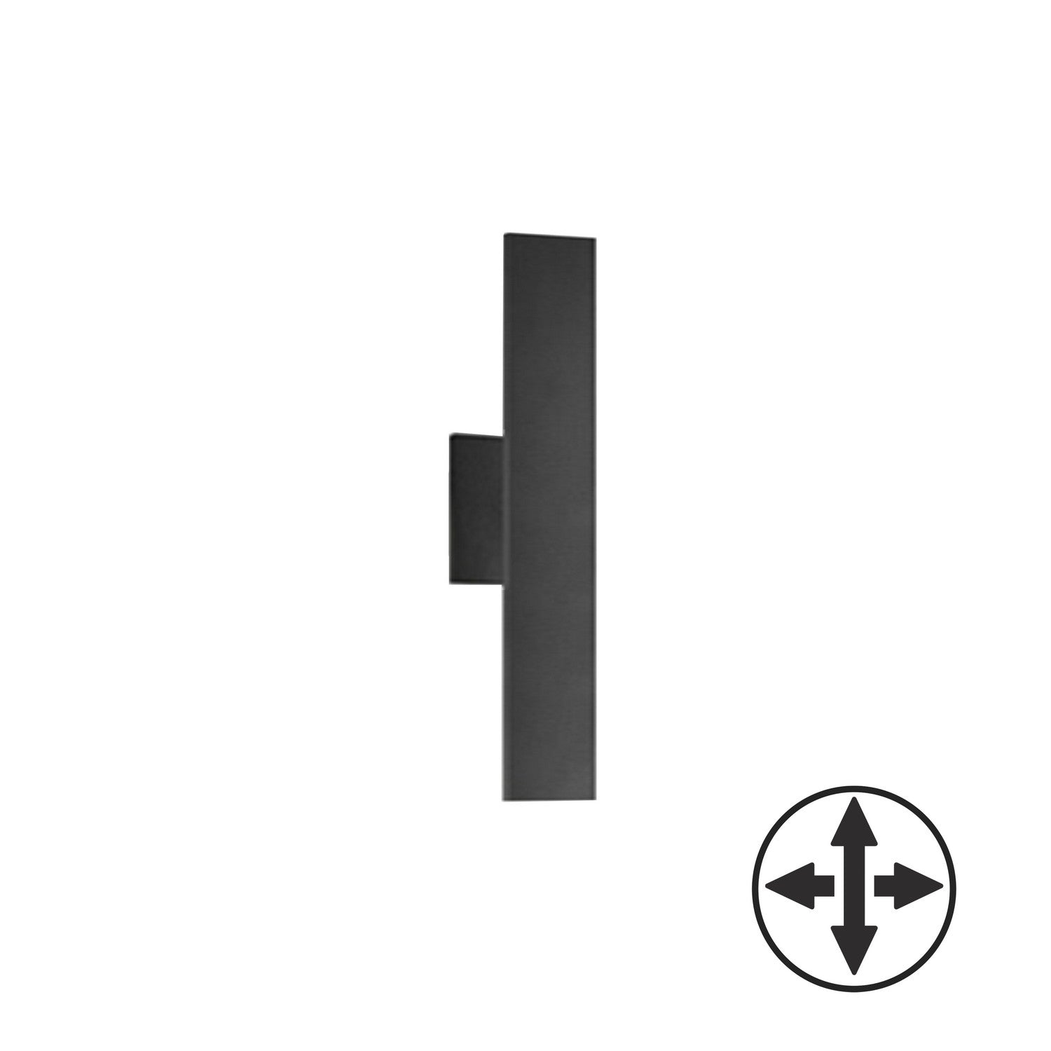 Dainolite Canada - WEA-1818LEDW-MB - One Light Wall Sconce - Wheatherly - Matte Black