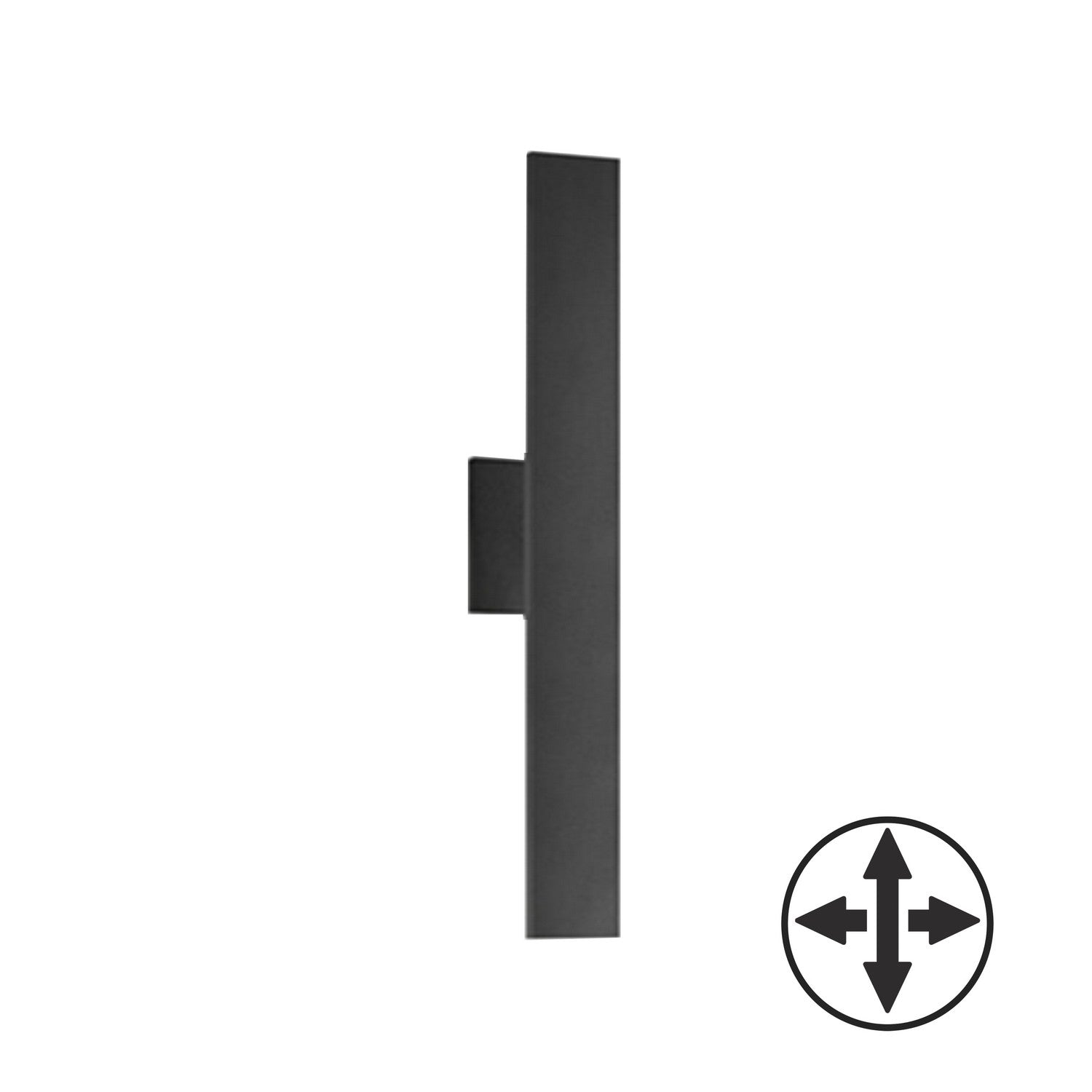 Dainolite Canada - WEA-1818LEDW-MB - One Light Wall Sconce - Wheatherly - Matte Black