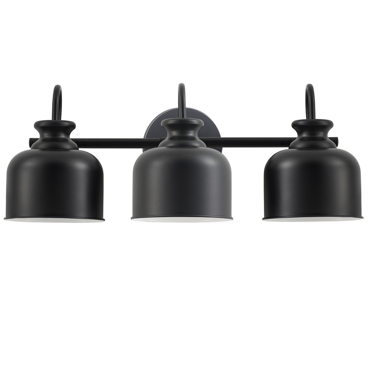 Dainolite Canada - WRG-213W-MB - Three Light Vanity - Wrigley - Matte Black