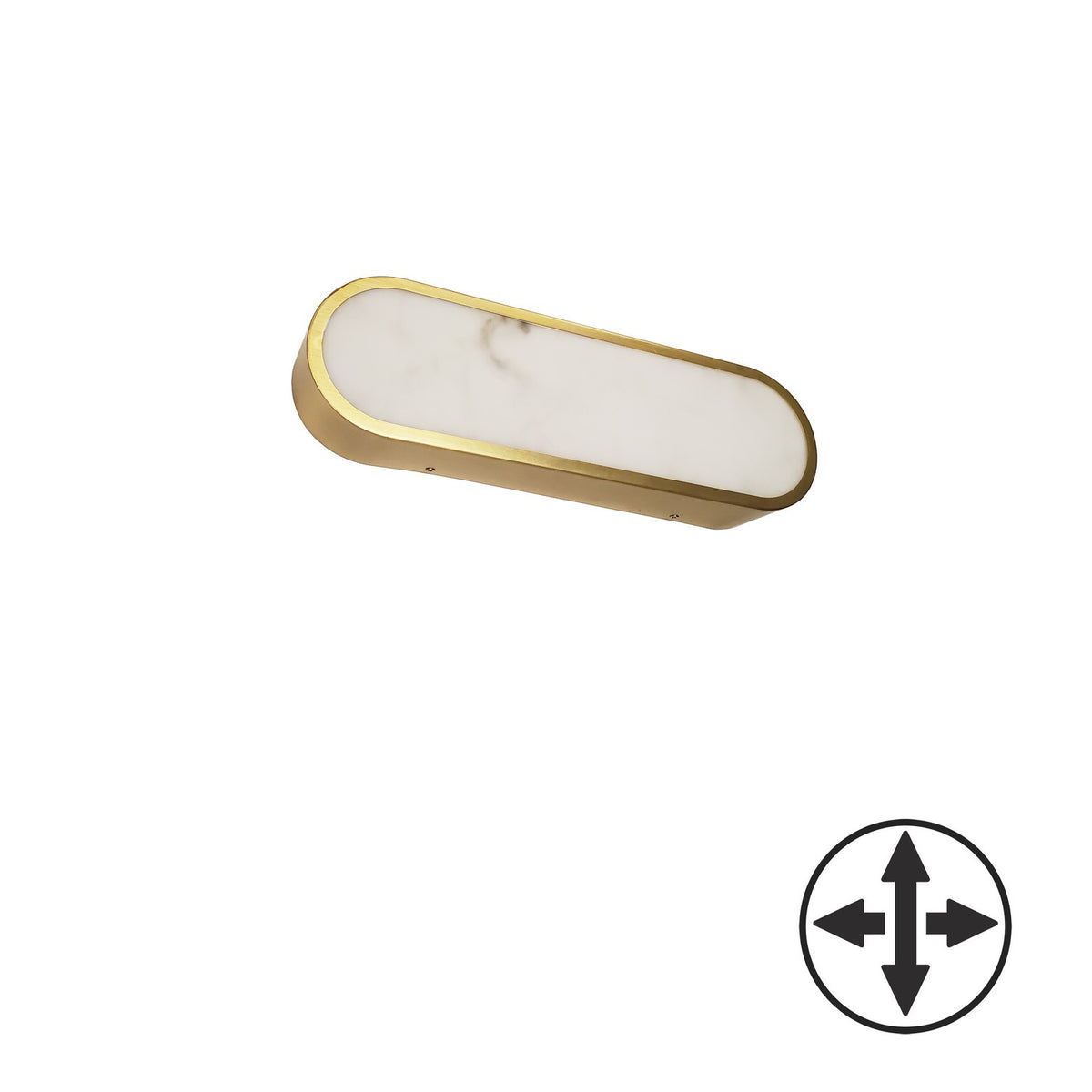 Dainolite Canada - WSH-1620LEDW-AGB - One Light Wall Sconce - Walsh - Alabaster