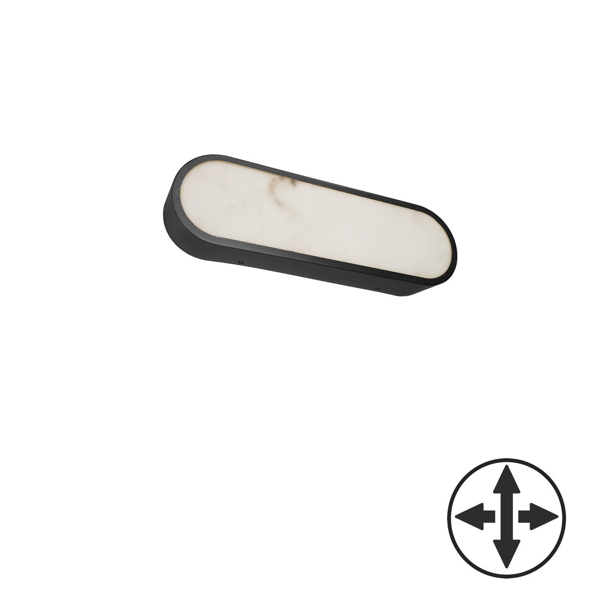 Dainolite Canada - WSH-1620LEDW-MB - One Light Wall Sconce - Walsh - Alabaster