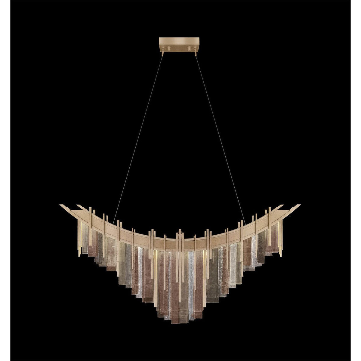 Fine Art - 100076-52 - LED Pendant - Arpeggio - Soft Gold