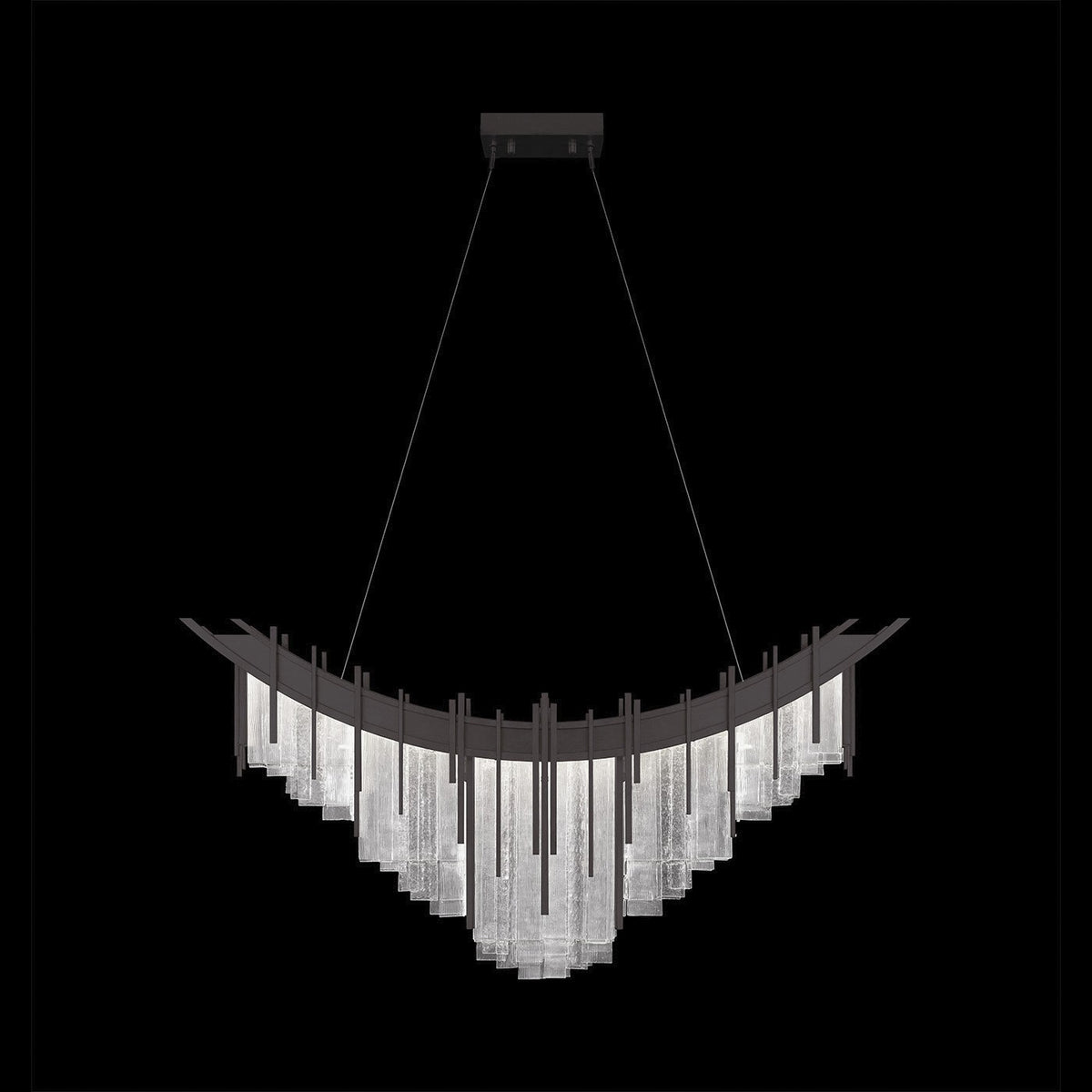 Fine Art - 100076-61 - LED Pendant - Arpeggio - Midnight Steel