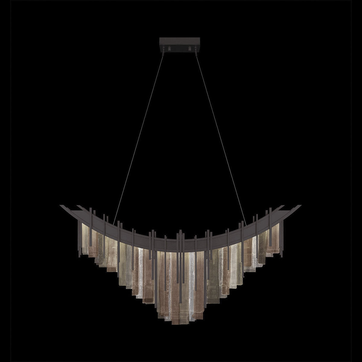 Fine Art - 100076-62 - LED Pendant - Arpeggio - Midnight Steel