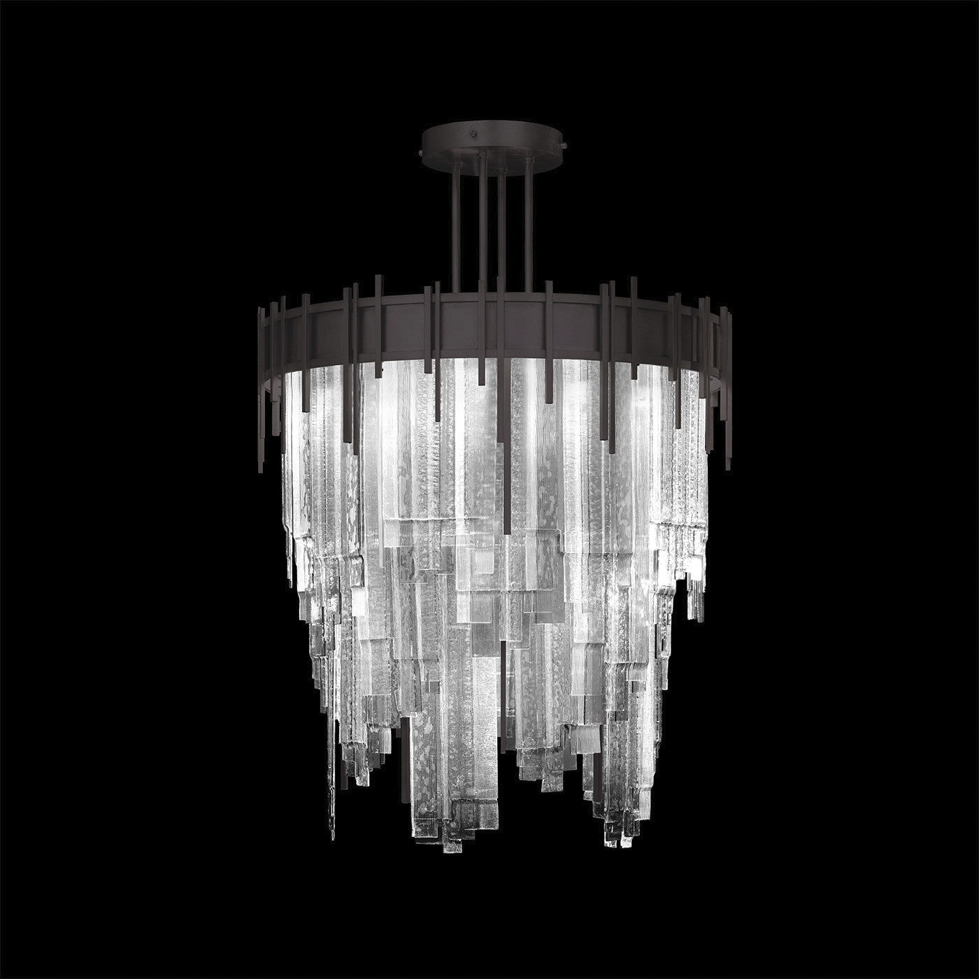 Fine Art - 100077-61 - LED Pendant - Arpeggio - Midnight Steel