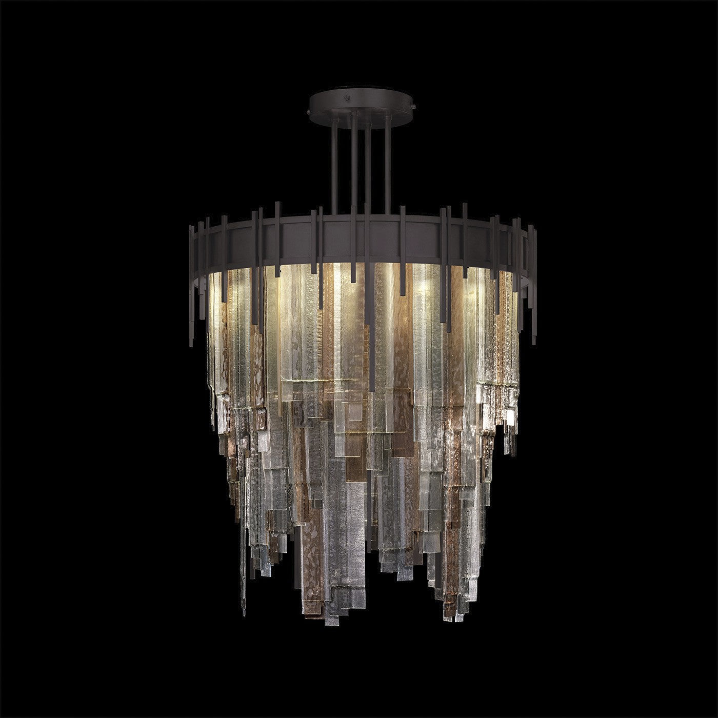 Fine Art - 100077-62 - LED Pendant - Arpeggio - Midnight Steel