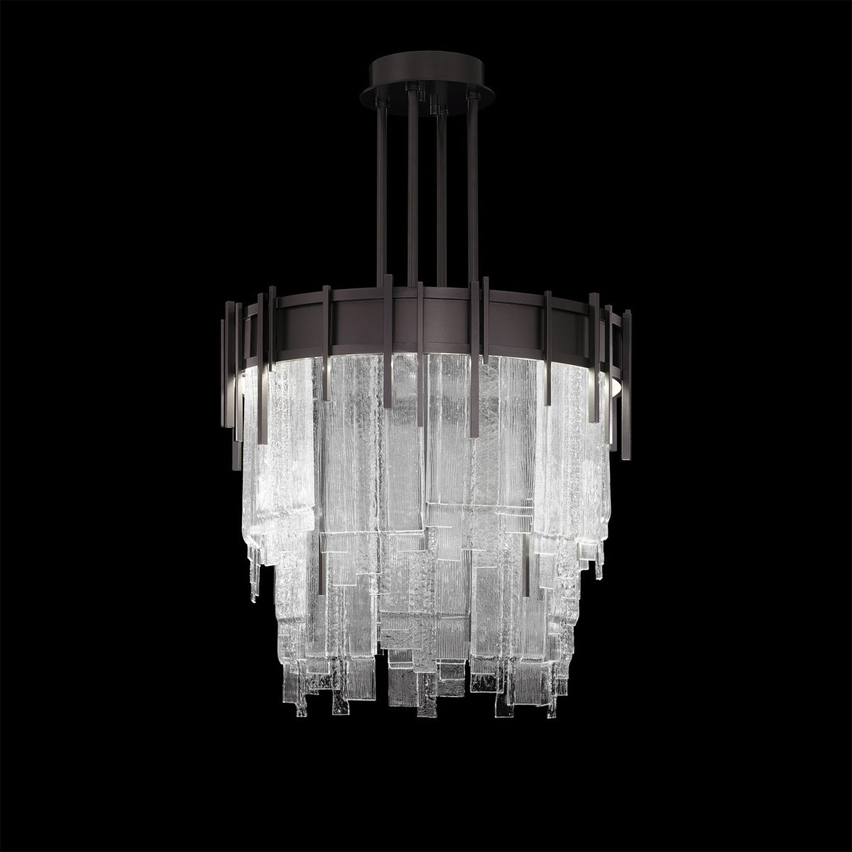 Fine Art - 100078-61 - LED Pendant - Arpeggio - Midnight Steel