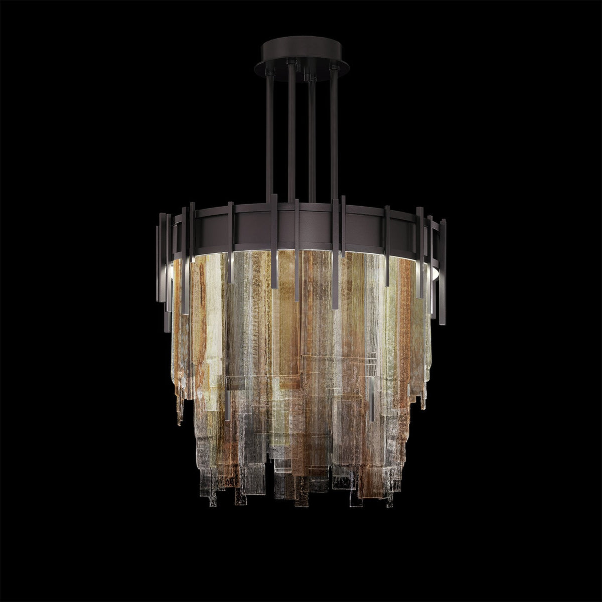 Fine Art - 100078-62 - LED Pendant - Arpeggio - Midnight Steel