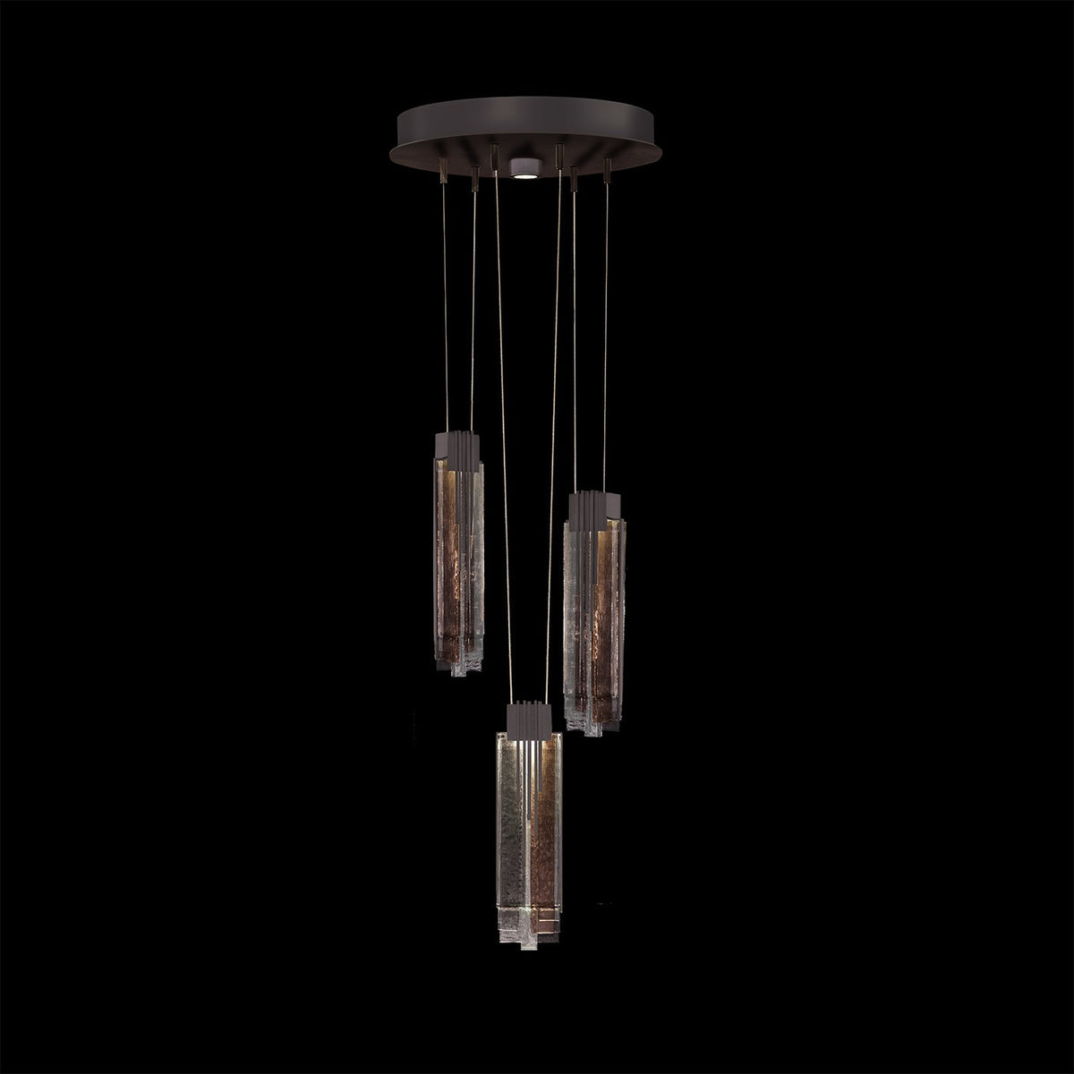 Fine Art - 100080-62 - LED Pendant - Arpeggio - Midnight Steel