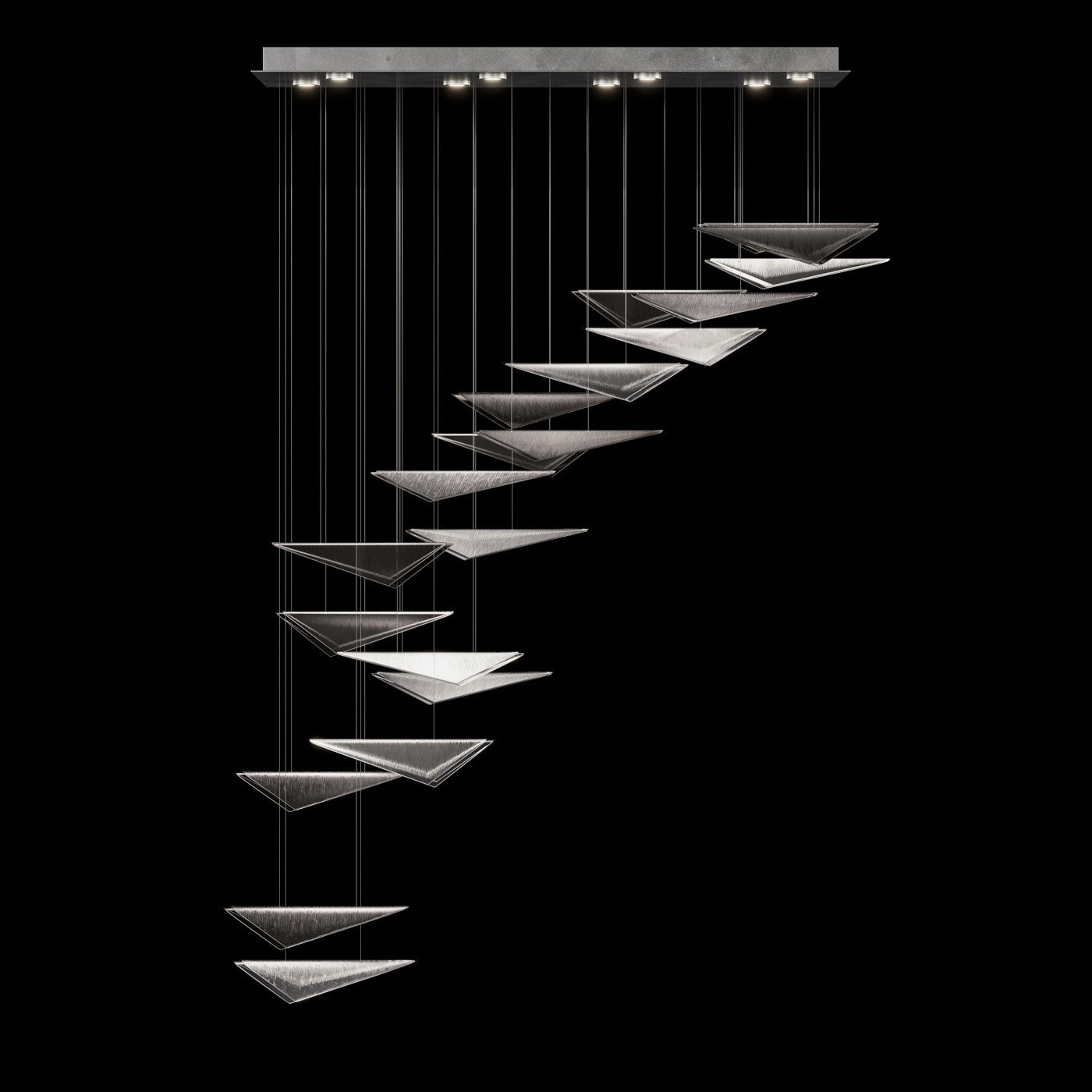 Fine Art - 100116-42 - LED Pendant - Volo - Silver