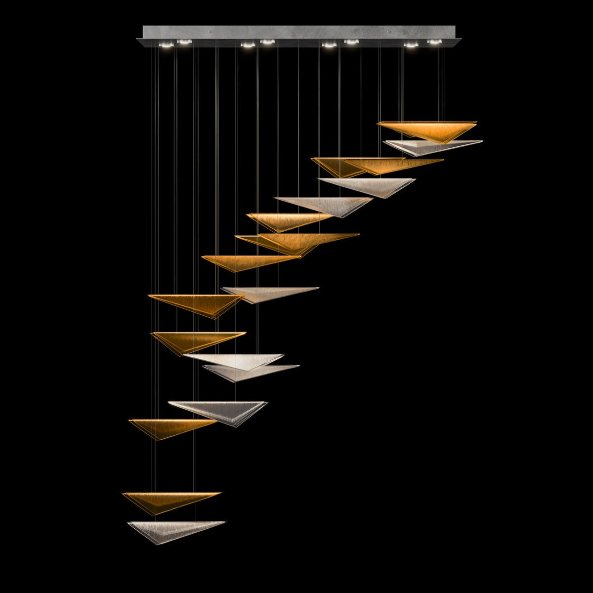 Fine Art - 100116-43 - LED Pendant - Volo - Silver