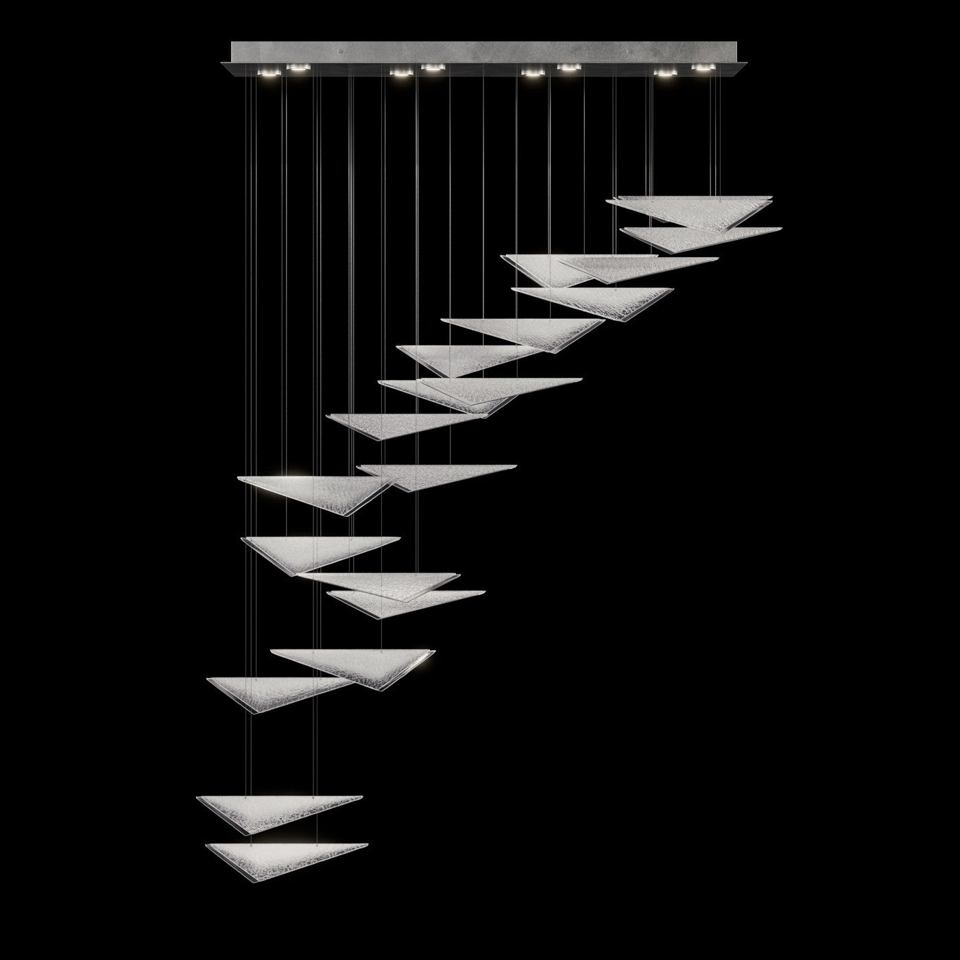 Fine Art - 100116-44 - LED Pendant - Volo - Silver