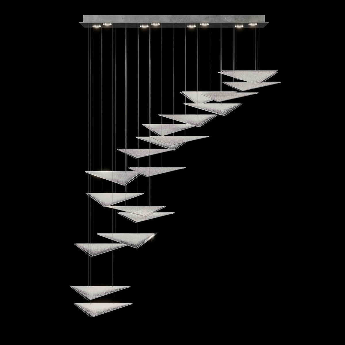 Fine Art - 100116-44 - LED Pendant - Volo - Silver