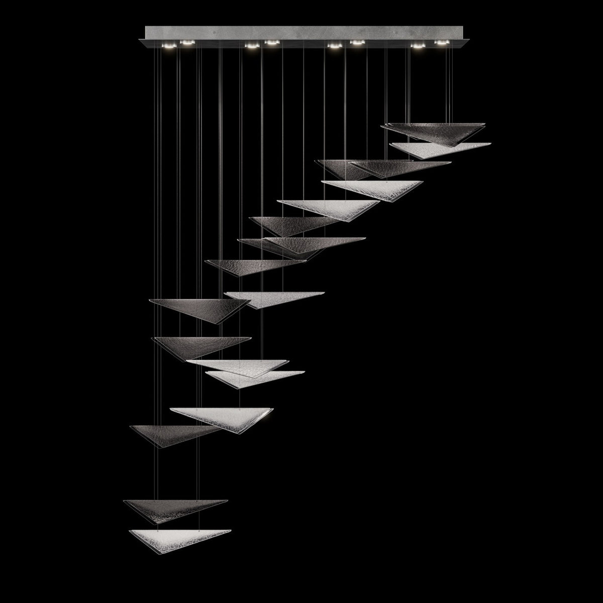 Fine Art - 100116-45 - LED Pendant - Volo - Silver