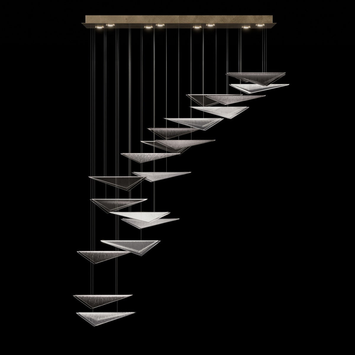 Fine Art - 100116-52 - LED Pendant - Volo - Soft Gold