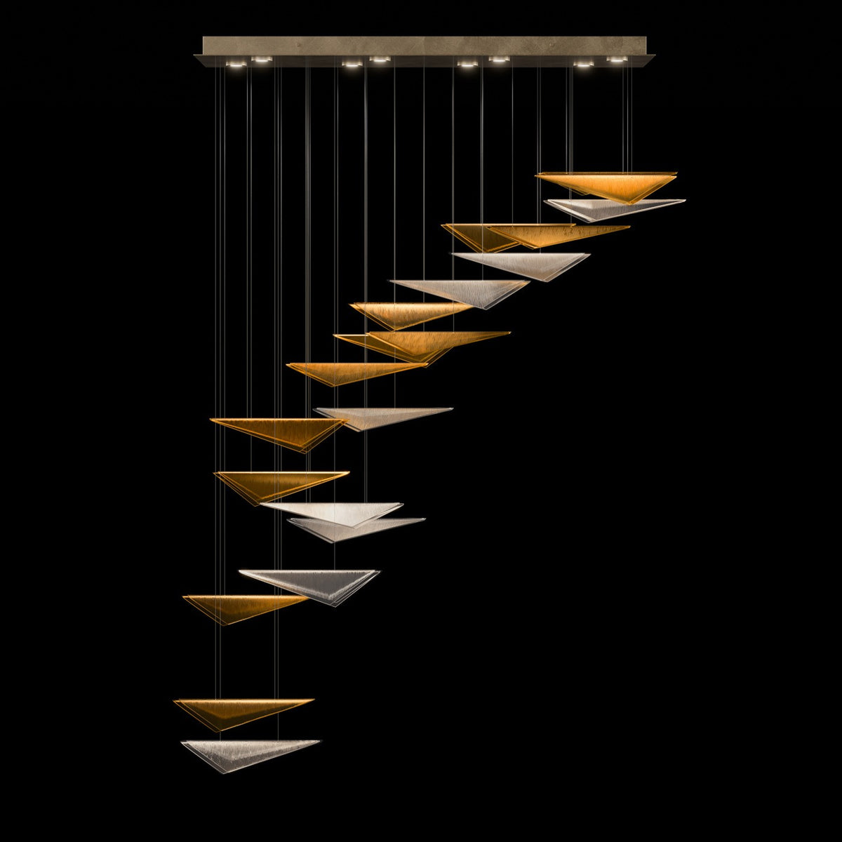 Fine Art - 100116-53 - LED Pendant - Volo - Soft Gold