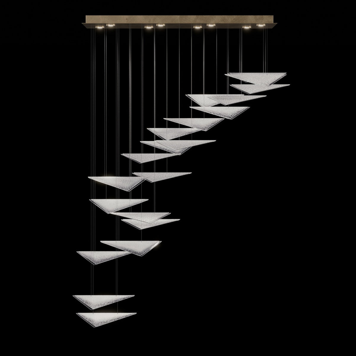 Fine Art - 100116-54 - LED Pendant - Volo - Soft Gold