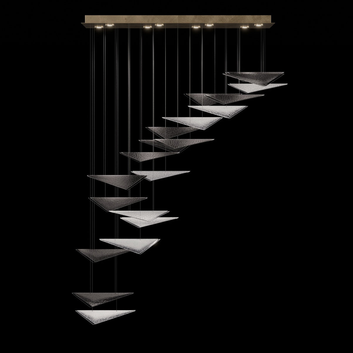 Fine Art - 100116-55 - LED Pendant - Volo - Soft Gold