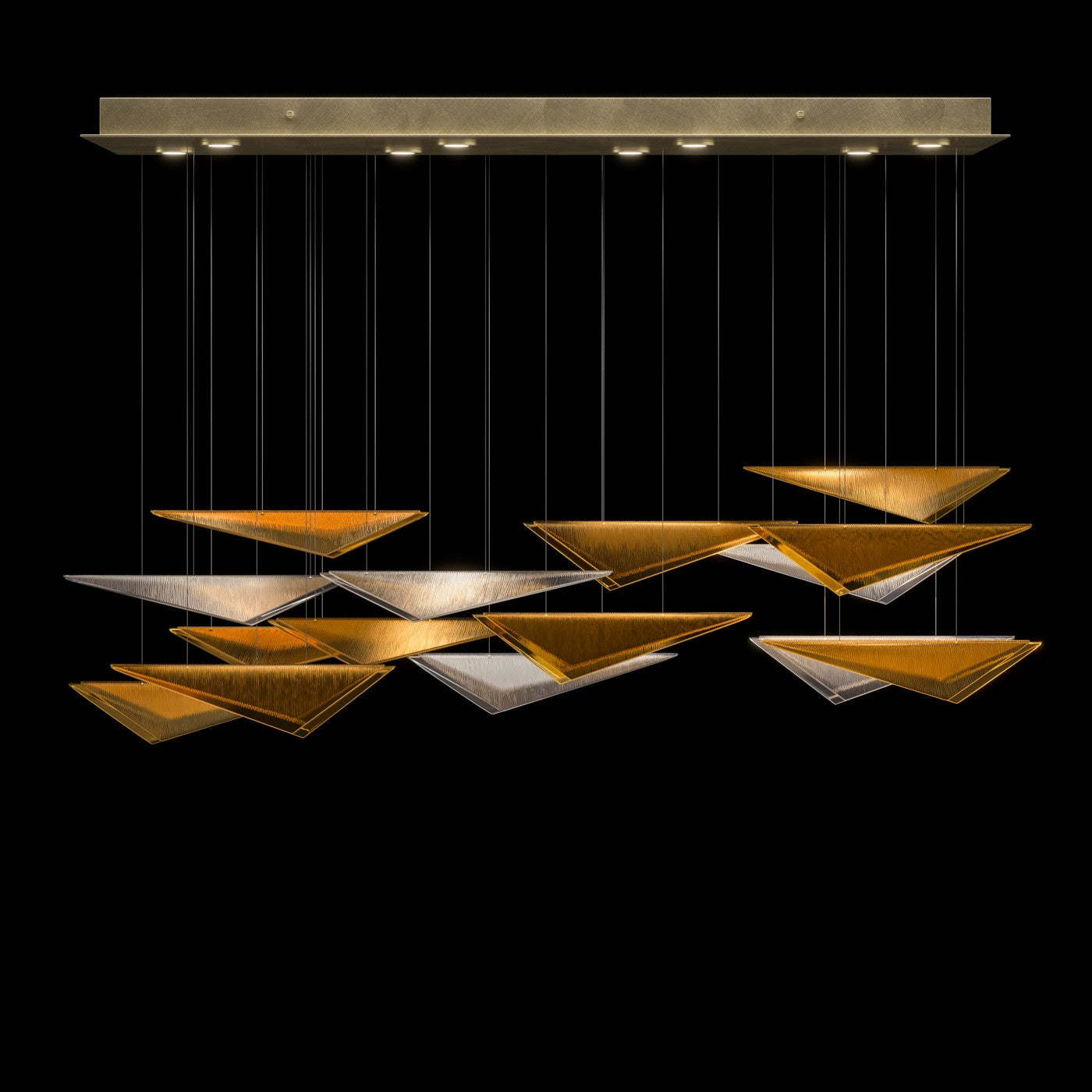 Fine Art - 100117-53 - LED Pendant - Volo - Soft Gold