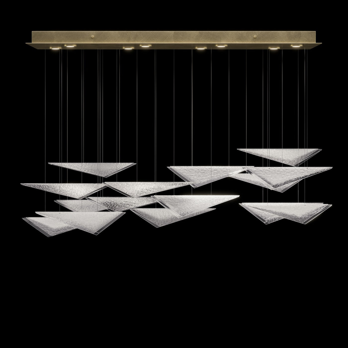 Fine Art - 100117-54 - LED Pendant - Volo - Soft Gold