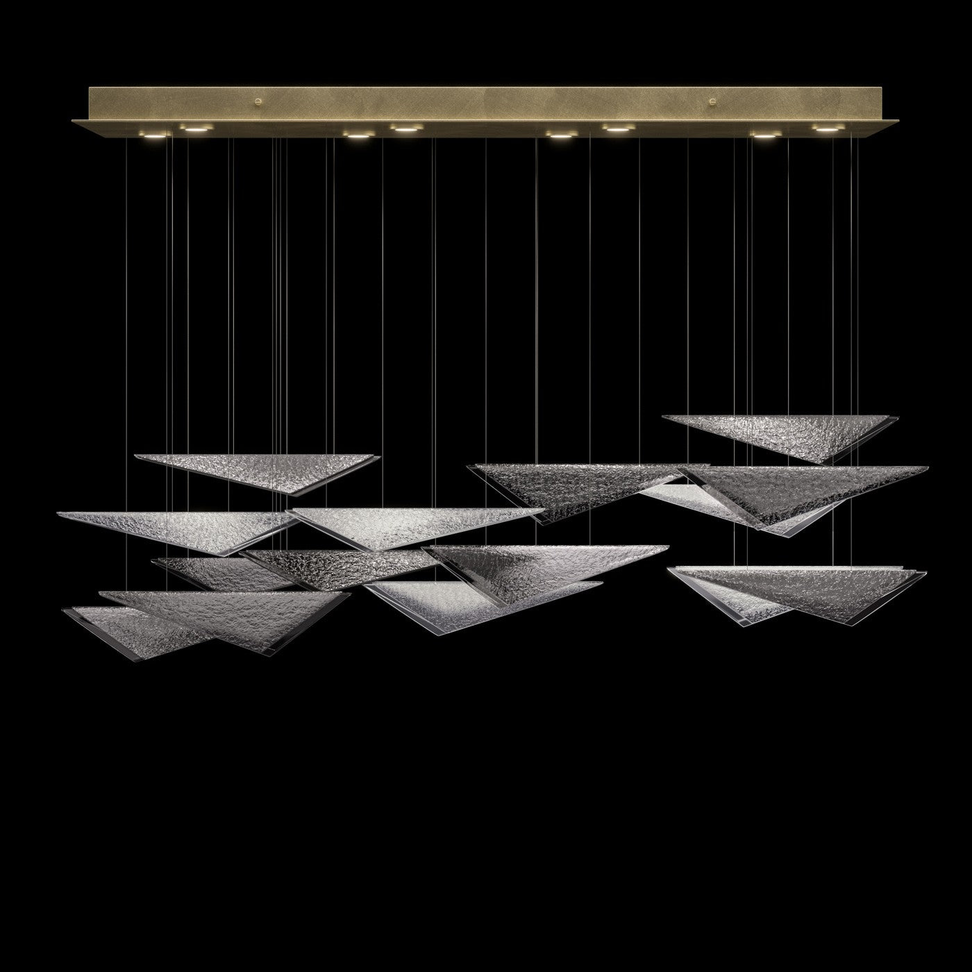 Fine Art - 100117-55 - LED Pendant - Volo - Soft Gold