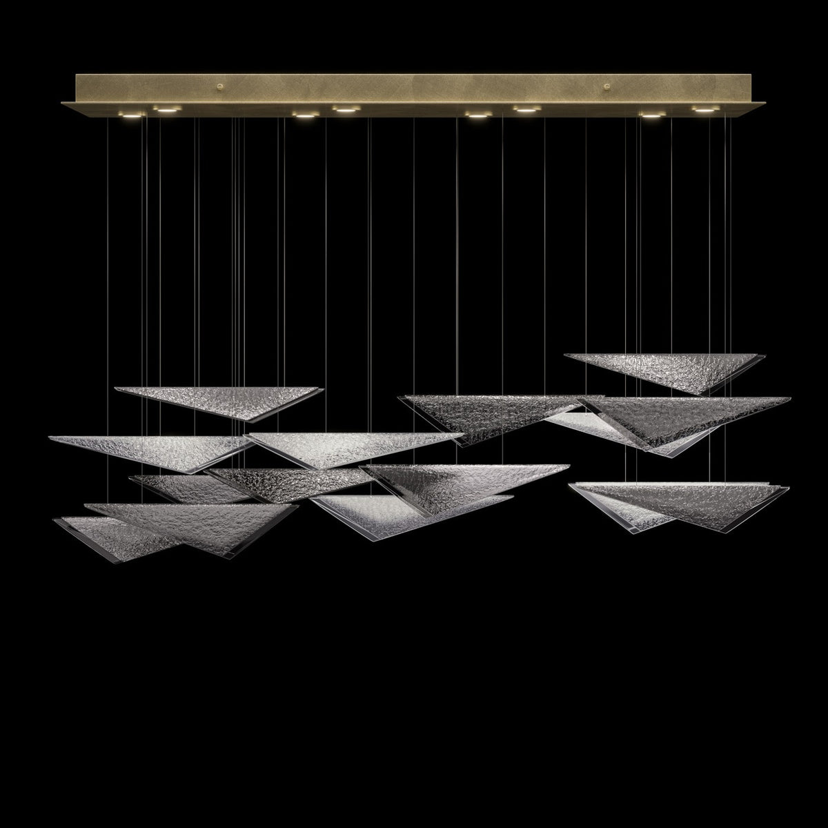 Fine Art - 100117-55 - LED Pendant - Volo - Soft Gold