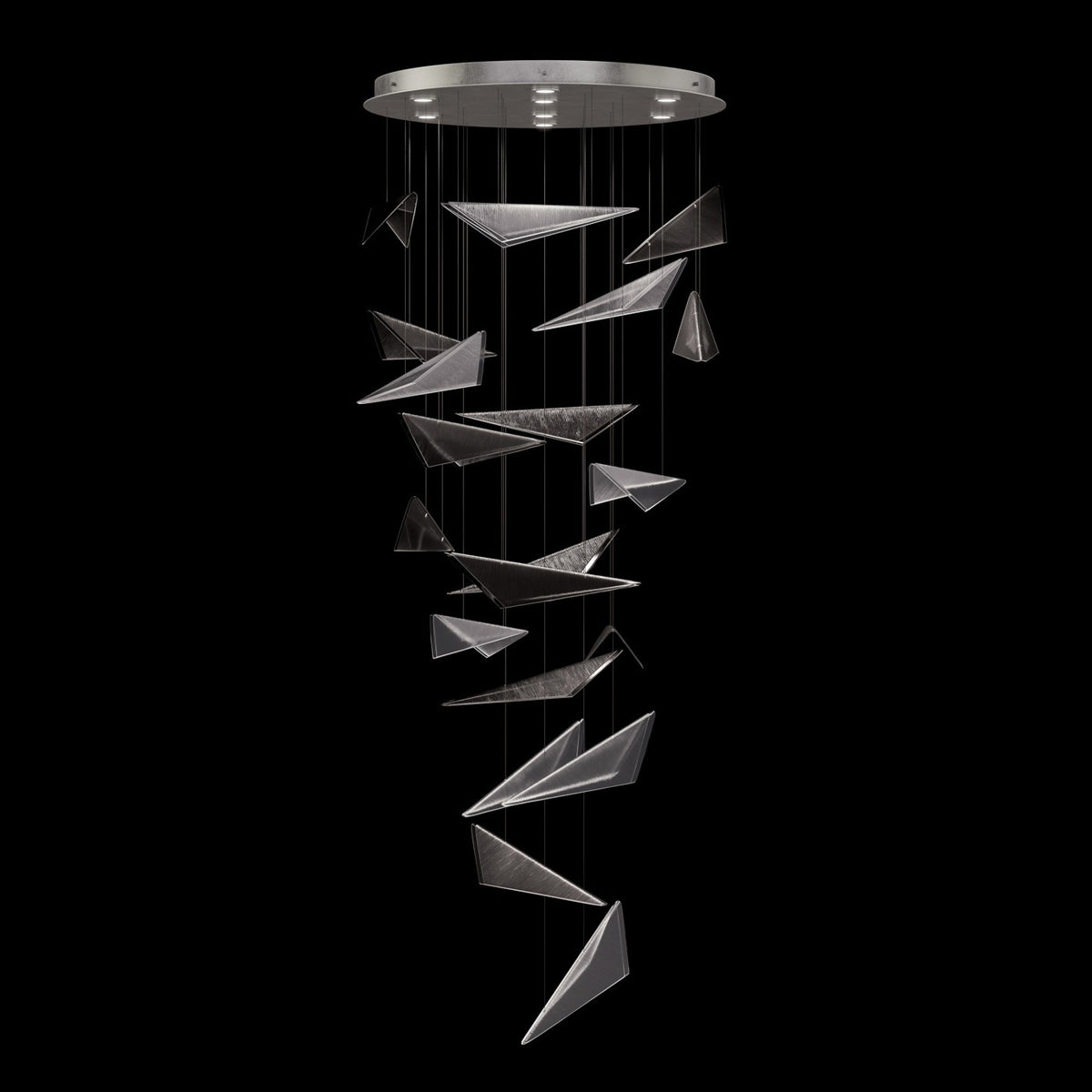 Fine Art - 100119-42 - LED Pendant - Volo - Silver