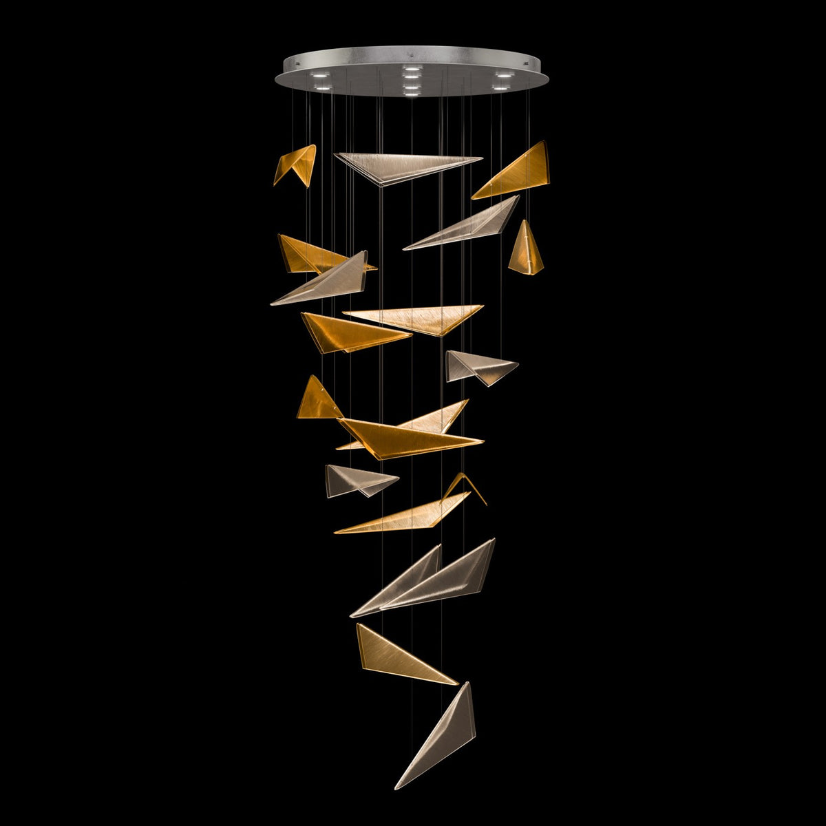 Fine Art - 100119-43 - LED Pendant - Volo - Silver