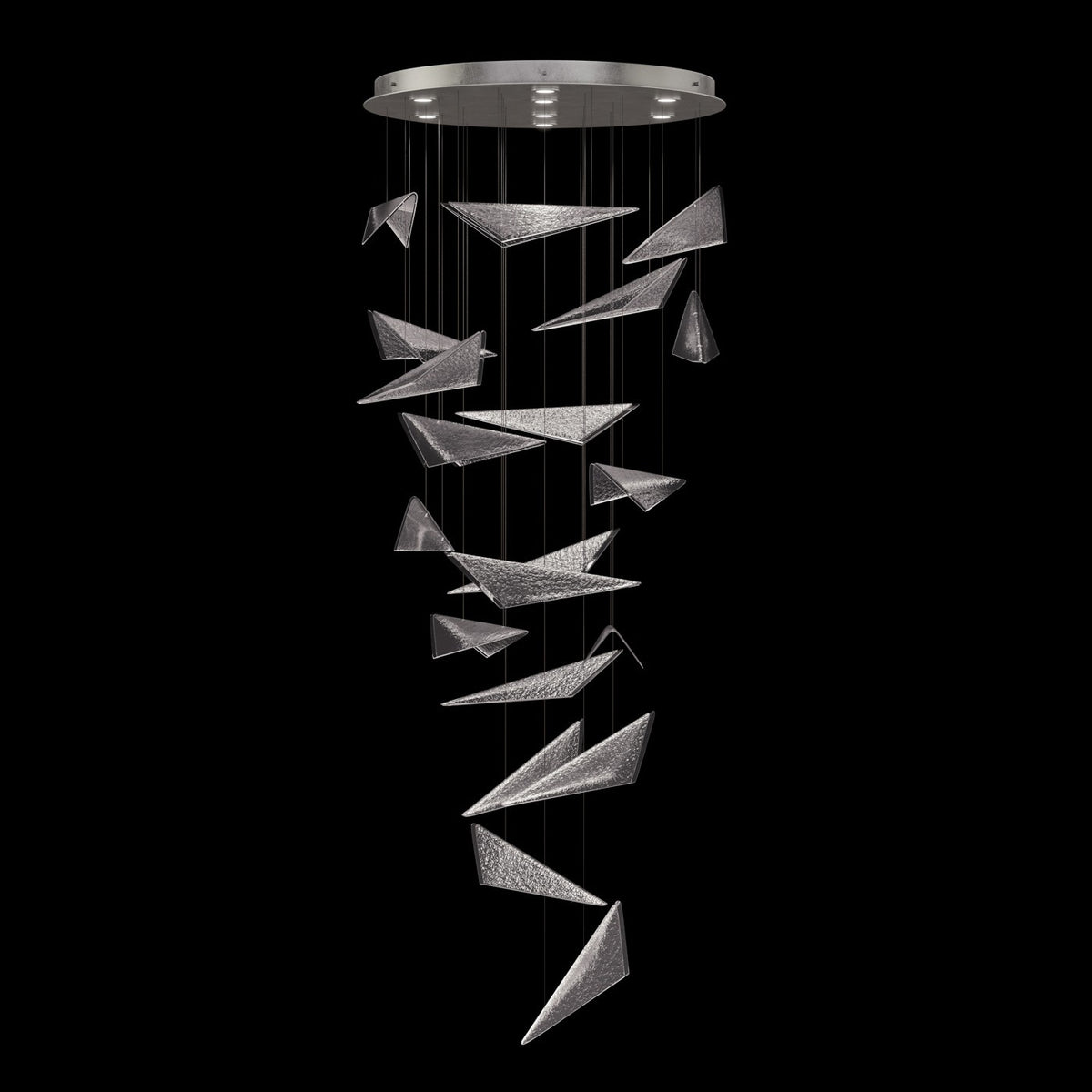 Fine Art - 100119-44 - LED Pendant - Volo - Silver