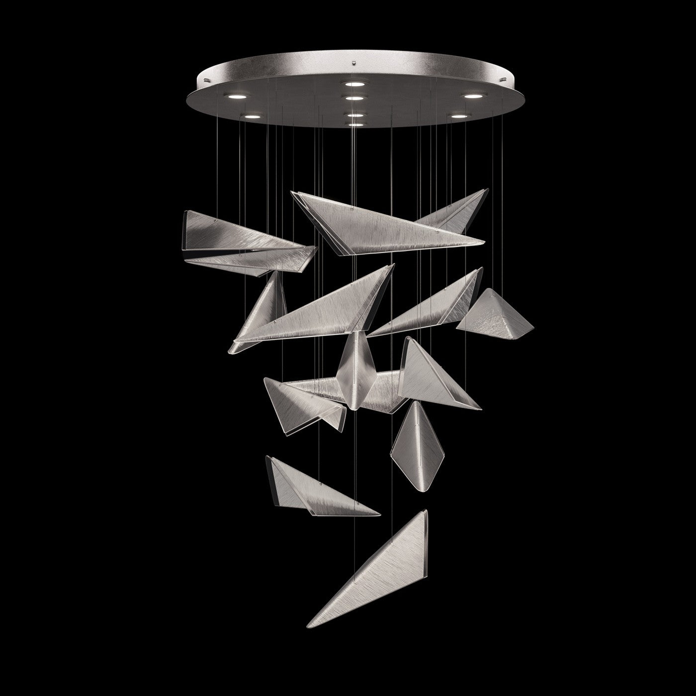 Fine Art - 100120-41 - LED Pendant - Volo - Silver