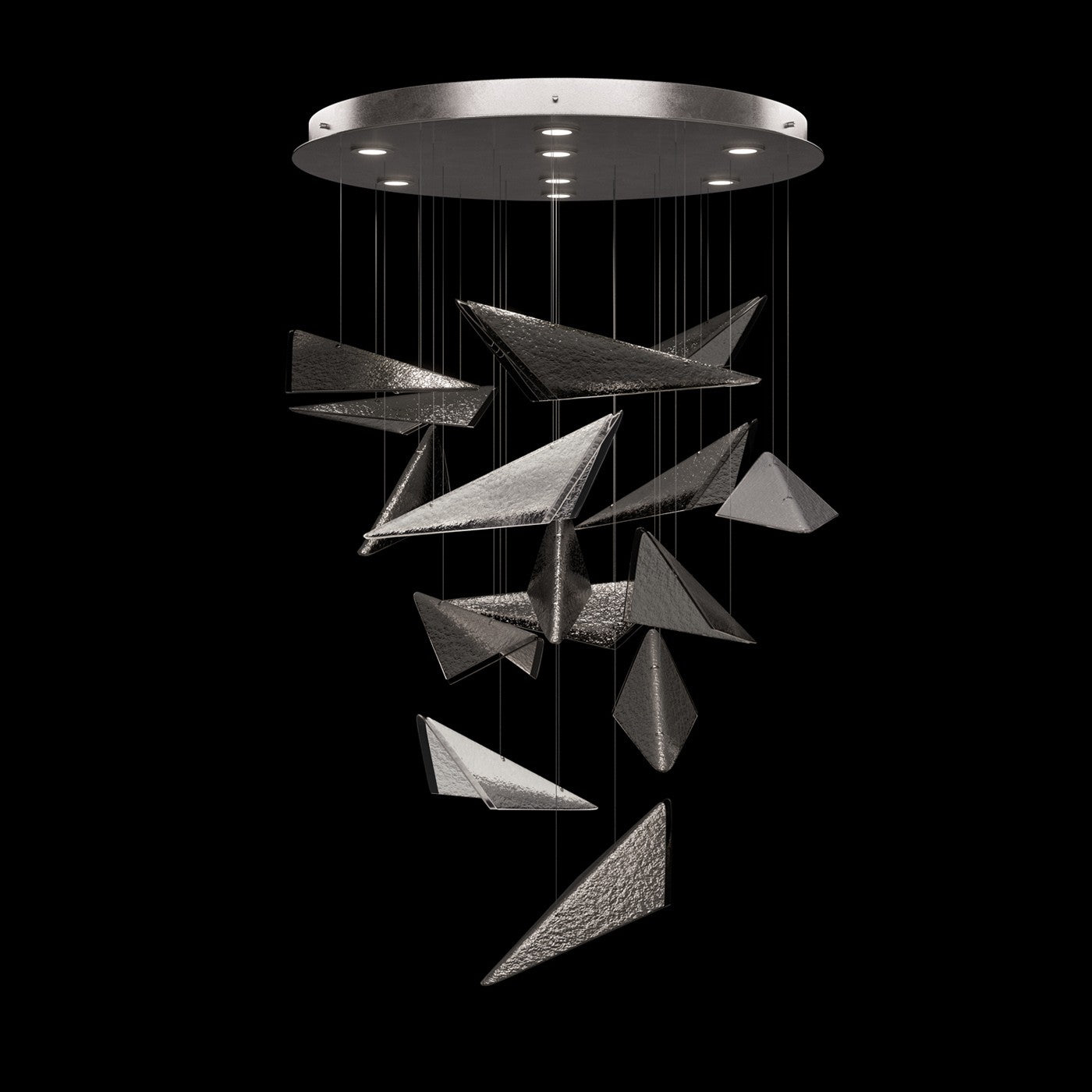 Fine Art - 100120-45 - LED Pendant - Volo - Silver