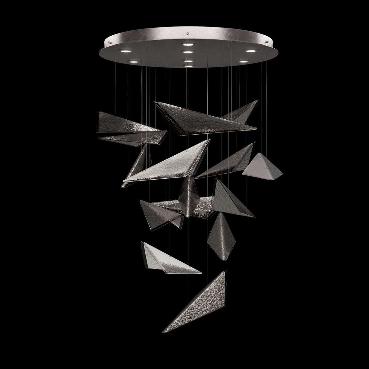 Fine Art - 100120-45 - LED Pendant - Volo - Silver